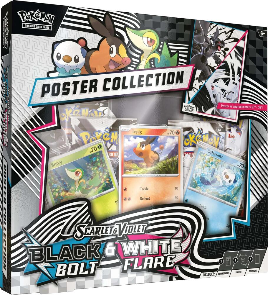 Pokémon TCG: Scarlet & Violet: Black Bolt & White Flare Poster Collection
