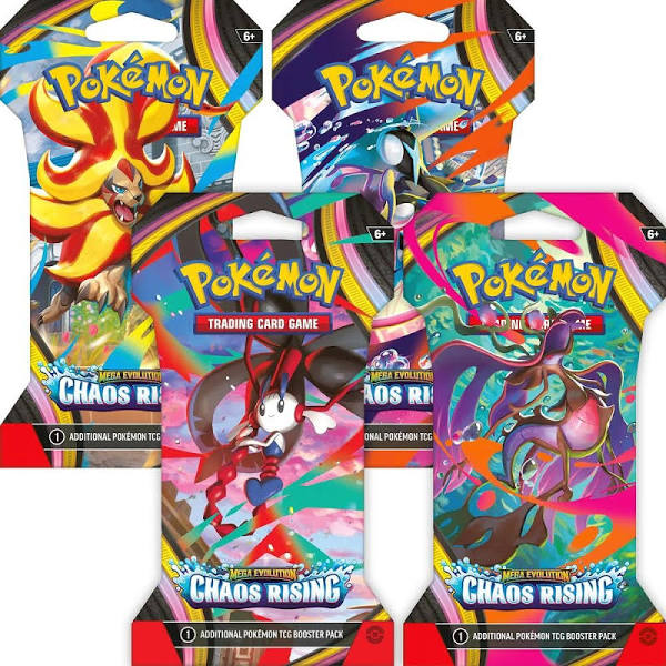Pokémon TCG: Mega Evolution: Chaos Rising Sleeved Booster Pack